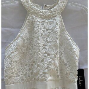 NWT Lulu's Teen Girls White Lace Dress